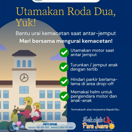 Aturan Antar-Jemput Sekolah, Mari Bersama Mengurai Kemacetan!